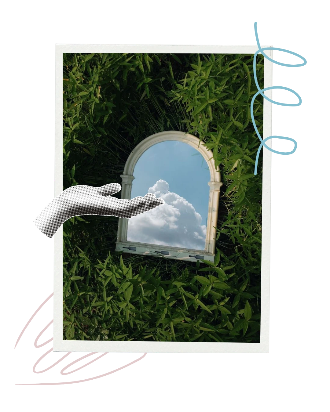 Ilustração sobre trabalho, estudo e sentido de viver